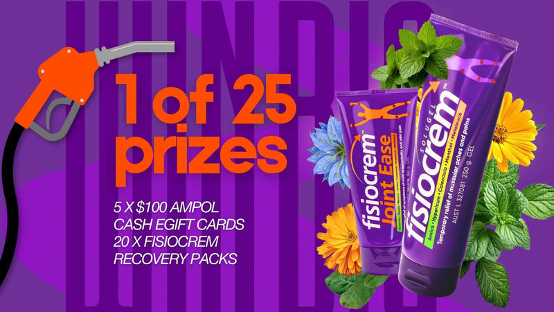 Win 1 of 25 prizes with fisiocrem x TerryWhite Chemmart November 2026