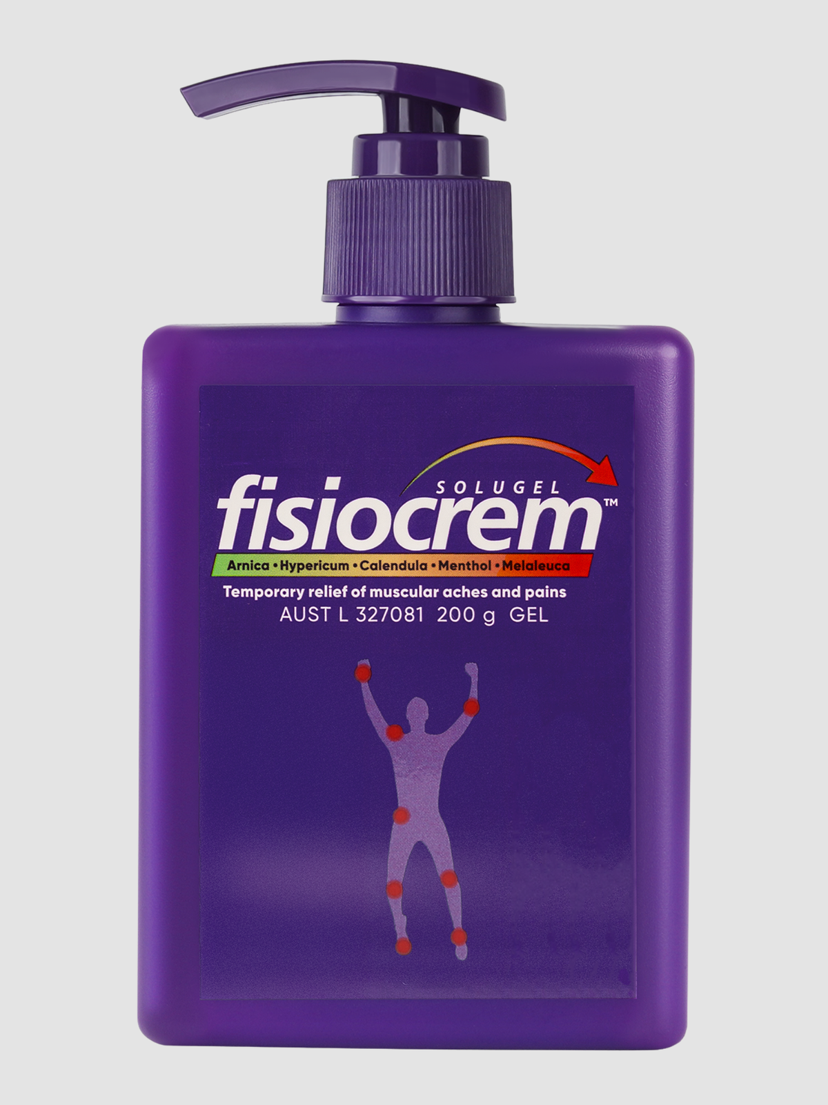 fisiocrem Solugel 200g - Pain Relief Gel For Muscle Pain