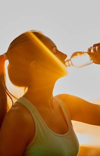 Stay Hydrated to reduce the risks of bad posture