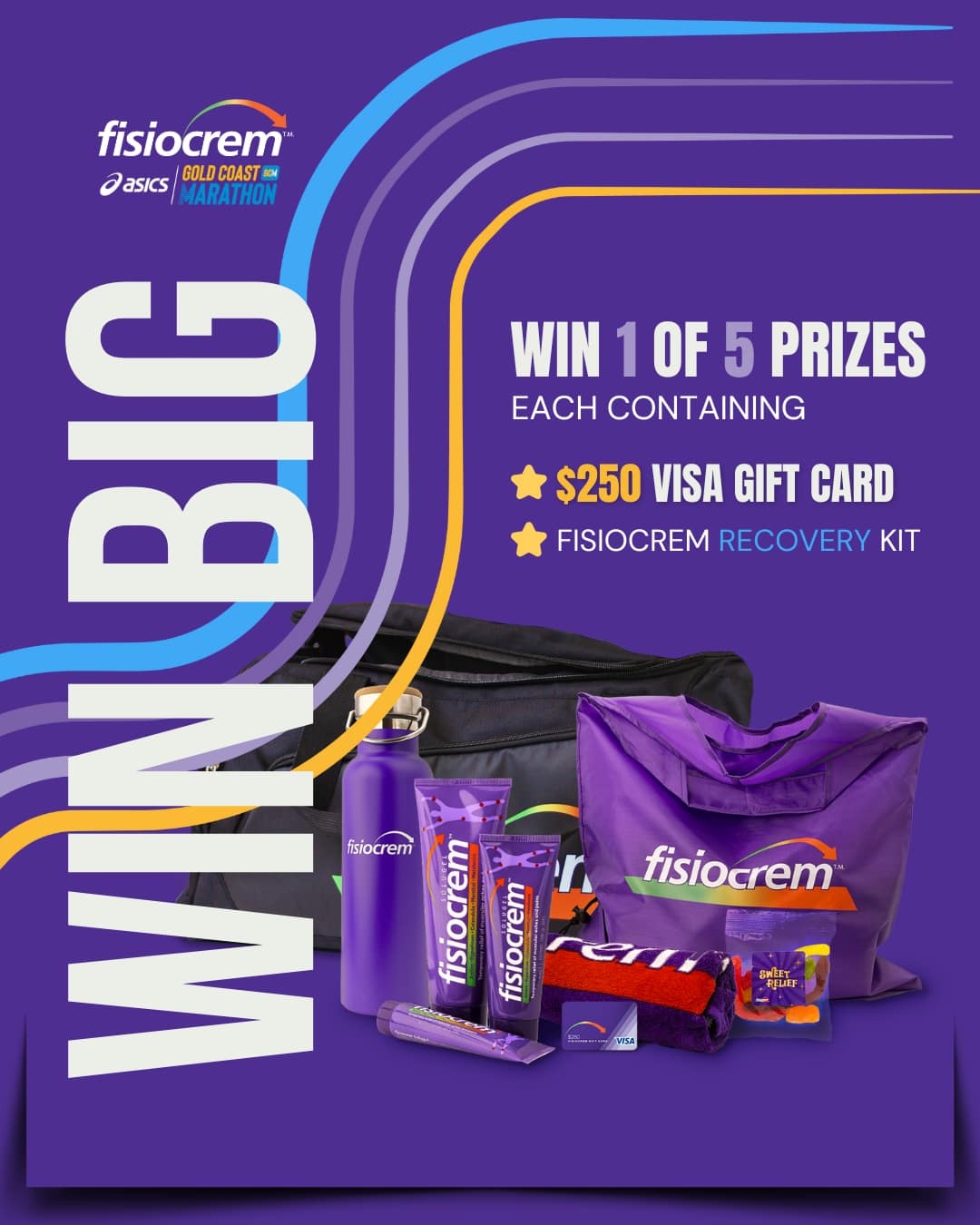Gold Coast Marathon x fisiocrem Giveaway